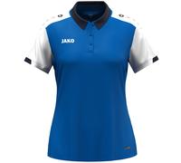JAKO Sport-Polo Dynamic (100% rec. Polyester) royalblau/weiss/marineblau Damen, Größe S (34/36)