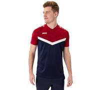 Jako Polo Iconic marine/chili rot XXL