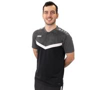 JAKO Poloshirt Iconic – Unisex atmungsaktiv, Keep Dry, 100% recyceltes Polyester – Schwarz/Anthrazit XL