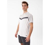JAKO Sport-Polo Iconic (Polyester-Micro-Mesh) weiss/grau/anthrazitgrau Herren, Größe XXL