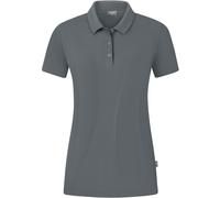 JAKO Organic Stretch Poloshirt Damen steingrau 34