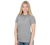 JAKO Sport-Polo Organic Stretch (Bio-Baumwolle) hellgrau Damen, Größe 36