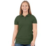 JAKO Sport-Polo Organic Stretch (Bio-Baumwolle) olivegrün Damen, Größe 40
