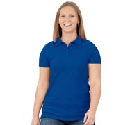 JAKO Organic Poloshirt Stretch Damen royal 36