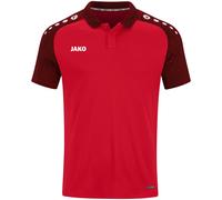 JAKO Performance Poloshirt Kinder rot/schwarz 164