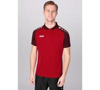 JAKO Sport-Polo Performance (Polyester-Micro-Mesh, atmungsaktiv, schnelltrocknend) rot/schwarz Herren, Größe 4XL