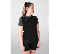 JAKO Performance Poloshirt Damen schwarz/anthra light 44