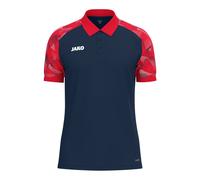 JAKO Sport-Polo Sonic (leicht, atmungsaktiv) marineblau/rot Herren, Größe L