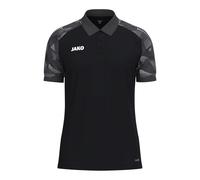 JAKO Sport-Polo Sonic (leicht, atmungsaktiv) schwarz/anthrazitgrau Herren, Größe M