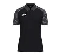 JAKO Sport-Polo Sonic (leicht, atmungsaktiv) schwarz/anthrazitgrau Herren, Größe XL