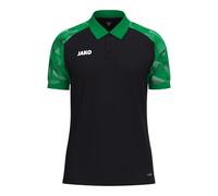 JAKO Sport-Polo Sonic (leicht, atmungsaktiv) schwarz/grün Jungen, Größe 164