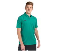 JAKO Herren Polo Striker 2.0, türkis/anthrazit, M, 6319