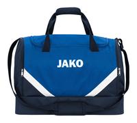JAKO Sporttasche Iconic mit Bodenfach (Größe L - 85 Liter) royalblau/marineblau - 65x30x44cm