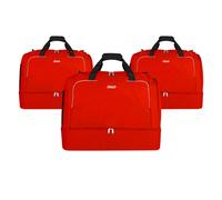 Jako Sporttaschen Set mit Schuhfach Classico S | Sporttasche mit Schuhfach | 2050-04 | Fussballtasche mit Bodenfach Blau Bambini