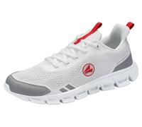 JAKO Unisex J-CL Stratus Sportschuh, White/Fiery red, 40 EU