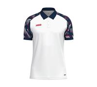Jako Herren Polo Sonic 6326-039 XL Weiß/Marine/Rot