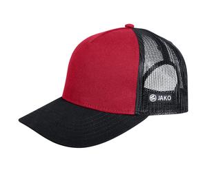 Jako Unisex Kappe Cap Club 1280-142 Senior Chili Rot/Schwarz