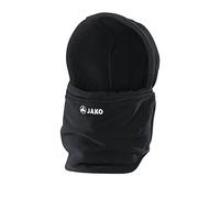 JAKO Unisex Neckwarmer mit Mütze, Schwarz, L-XL