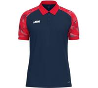 JAKO Sport-Polo Sonic (leicht, atmungsaktiv) marineblau/rot Herren, Größe M