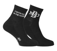 JAKO Unisex Ruhrindustries Sportsocken kurz 2er Pack 6 (47-50) Schwarz