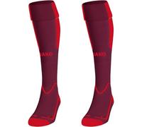 JAKO Unisex Stutzenstrumpf Lazio (3866K) 39-42 dark maroon/sportrot