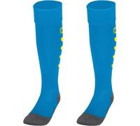 JAKO Unisex Stutzenstrumpf Roma (3808) 35-38 JAKO blau/neongelb
