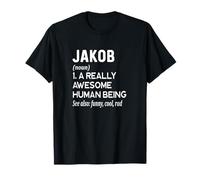 Jakob Name - Lustige Namensdefinition - Vorname Wörterbuch T-Shirt