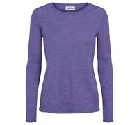 Jalfe Longsleeve Wolle plain melange violett (lila) S