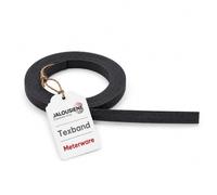 Jalousiene® Texband Meterware für Außenjalousien & Raffstore | 6 mm oder 8 mm | Schwarz oder Grau | Individuell wählbare Länge von 1-30 m | UV-beständig & reißfest