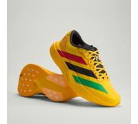 Jamaika 26 x Bob Marley Adizero EVO SL Schuh Bold Gold / Vivid Green / Pure Ruby 48