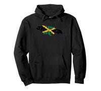 Jamaika-Flagge Pullover Hoodie