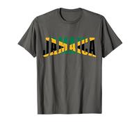 Jamaika Sport Style Retro Reggae Jamaikanische Flagge Pride T-Shirt