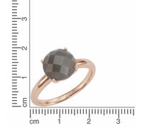 Jamelli Ring »925/- Sterling Silber Mondstein grau«, rosa