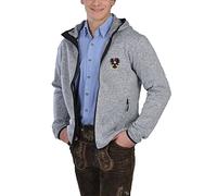 James Harvest Herren Richmond Full Zip Fleece Jacket Jacke, Grau (Grau), meliert, Medium