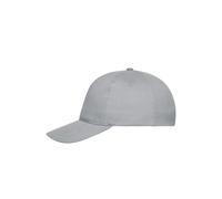 5 Panel Cap Bio Cotton "MB6237" - myrtle beach Light-Grey