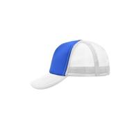 5 Panel Polyester Mesh Cap "MB070" - myrtle beach Royal/White