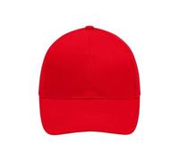 James & Nicholson 6 Panel Cap Air Mesh MB6216, rot, Einheitsgröße (Anstoßkappe & Schutzmütze)