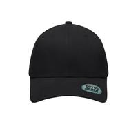 Myrtle Beach Unisex 6-Panel Elastic Fit Baseball Kappe Klassische Cap MB6206 black L/XL
