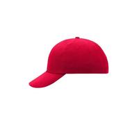 6 Panel Raver Cap "MB6111" - myrtle beach Signal-Red