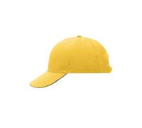 6 Panel Sandwich Cap "MB024" - myrtle beach Gold-Yellow/Navy