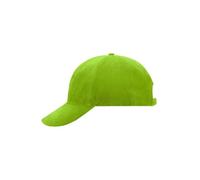 James & Nicholson 6 Panel Softlining Cap MB6126, lime-grün, Einheitsgröße (Anstoßkappe & Schutzmütze)