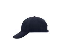 James & Nicholson 6 Panel Softlining Cap MB6126, navy-blau, Einheitsgröße (Anstoßkappe & Schutzmütze)