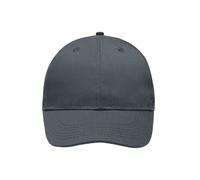 James & Nicholson 6 Panel Work Cap MB6621, carbon, Einheitsgröße (Anstoßkappe & Schutzmütze)