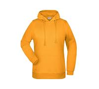 James & Nicholson Damen Basic Kapuzensweat - Leicht taillierter Kapuzenpulli mit angerauter Innenseite | Farbe: gold-yellow | Grösse: XXL