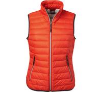 James & Nicholson Damen Daunen Bodywarmer JN1137 burnt orange/silver L