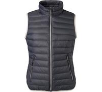 James & Nicholson Damen Daunen Bodywarmer JN1137 graphite/silver XXL
