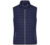 James & Nicholson Damen Daunen Bodywarmer JN1137 navy/silver M