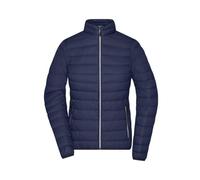 Damen Daunenjacke "JN1139" - James & Nicholson Navy/Silver S
