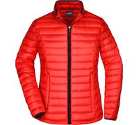 James & Nicholson Damen Daunenjacke Stepp-Jacke JN1081 red/black M