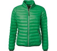 James & Nicholson Damen Daunenjacke Stepp-Jacke JN1139 fern green/silver L